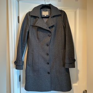 Banana Republic women’s grey wool coat